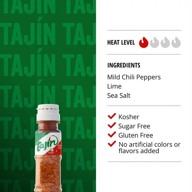 Tajin Clasico Seasoning Mini to Go Bottles, 3.5 oz, Pack of 10 Mexican Candy perfect for Chamoy Pickle Kits