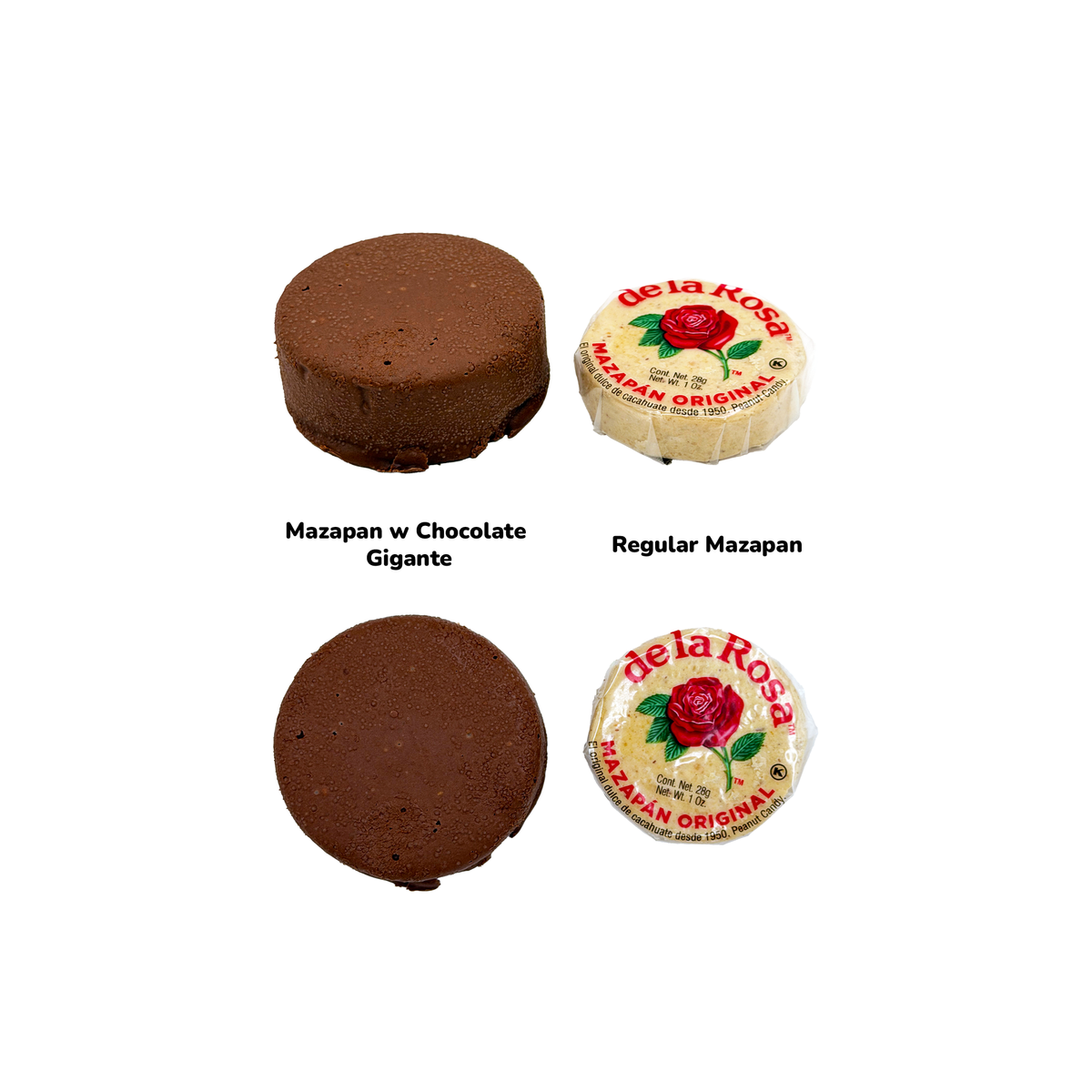 De La Rosa Mazapan Gigante with Chocolate 12 Count