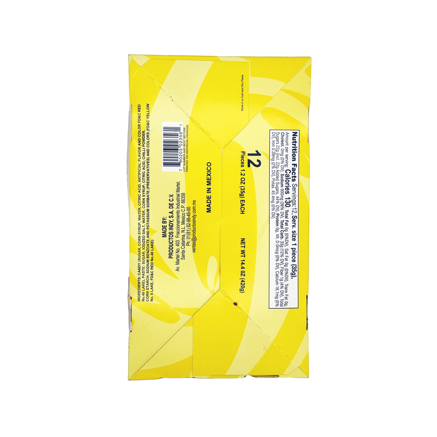 Indy Marimbas - 12-Count - Sabores De Mexico