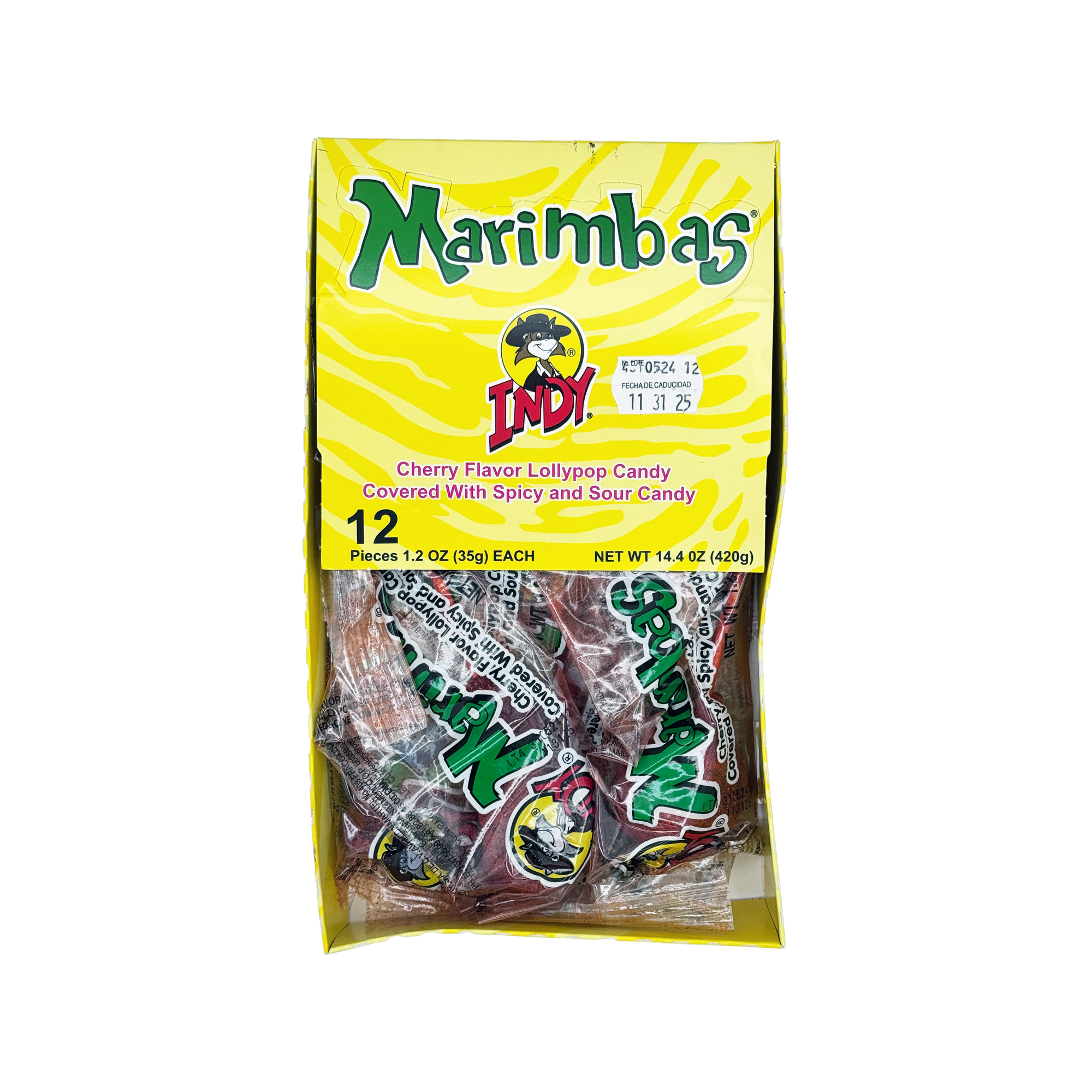 もあねこ ハイロ 手毬飴 ソフビ Indy Marimbas - 12-Count – Sabores De Mexico