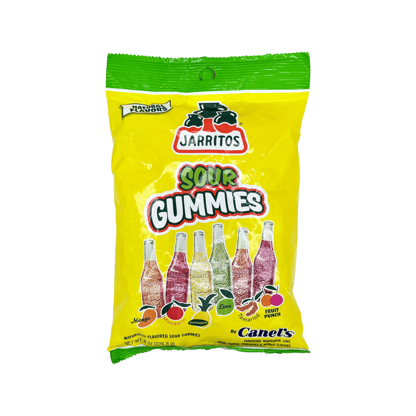 Jarritos Gummies - Sour or Sweet Naturally Flavored Gummy Candy, Mexican Candies, Dulces Mexicanos, Snack, Treat - Sabores De Mexico