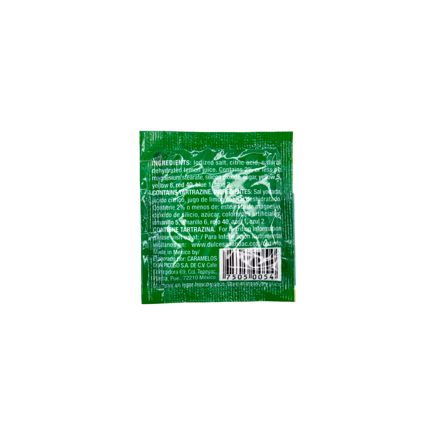 Limon 7 Salt & Lemon Powder - 100-Count - Sabores De Mexico