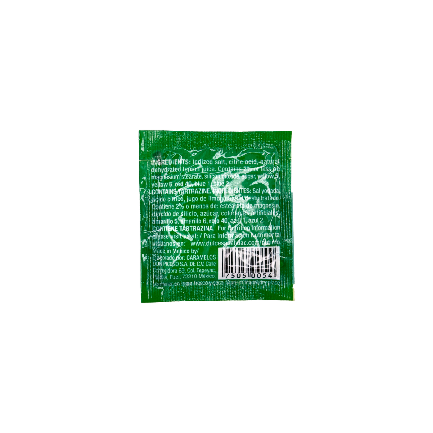 Limon 7 Salt & Lemon Powder Mexican Candy by Anahuac, 0.5 pounds 100 Pieces