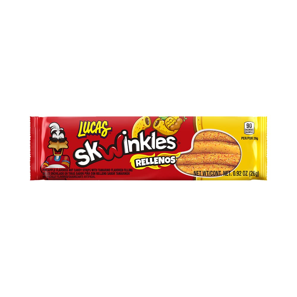 Lucas Skwinkles Rellenos Pineapple - 12-Pack - Sabores De Mexico