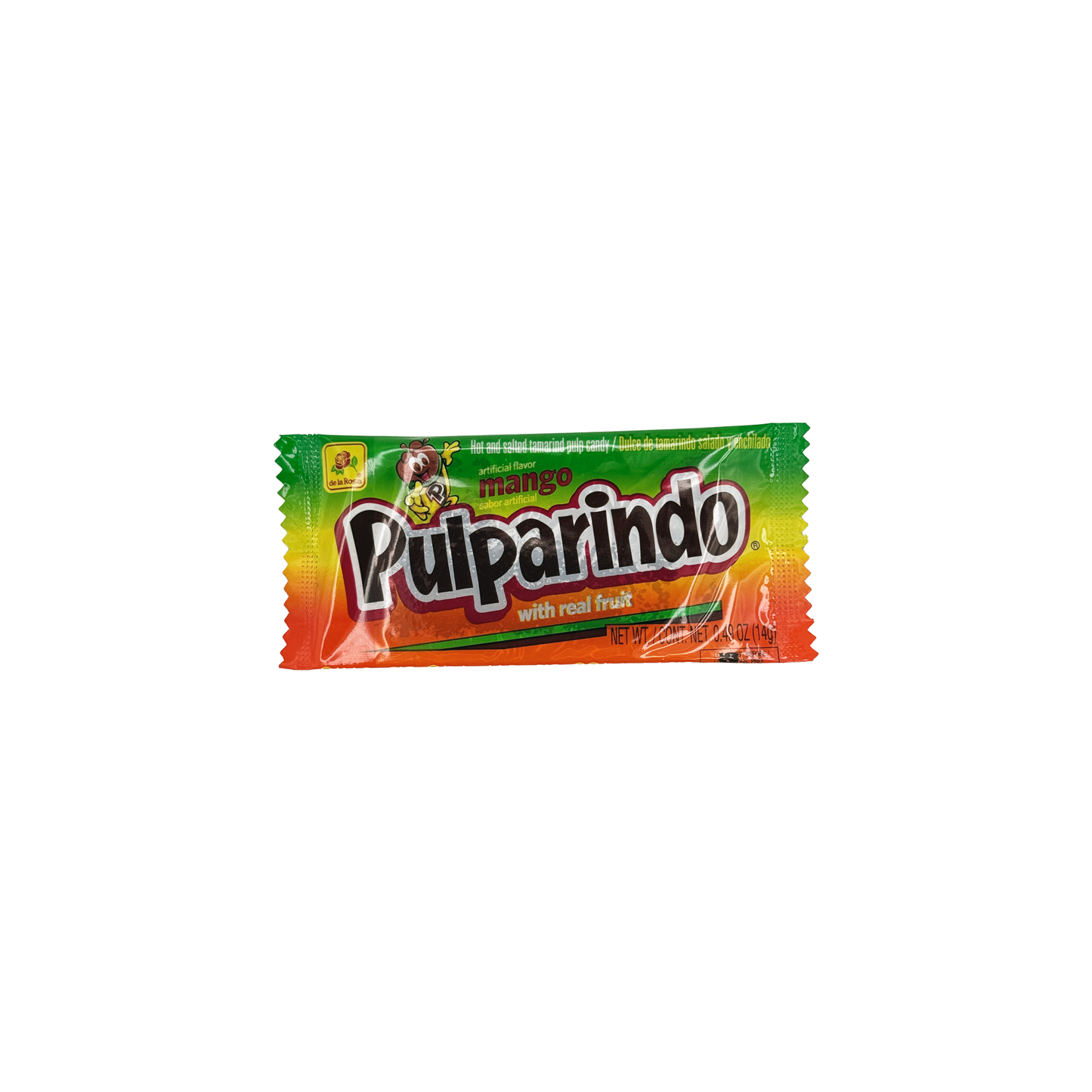 Pulparindo Mango Tamarind bar, 20 Count box Candy Snack Candies Mexican Candy Dulces Mexicanos Spicy Tangy Sweet