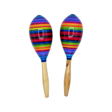 Set of Coloful Maracas – Traditional Mexican Percussion Instrument (Pair)