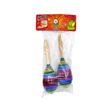 Set of Coloful Maracas – Traditional Mexican Percussion Instrument (Pair)