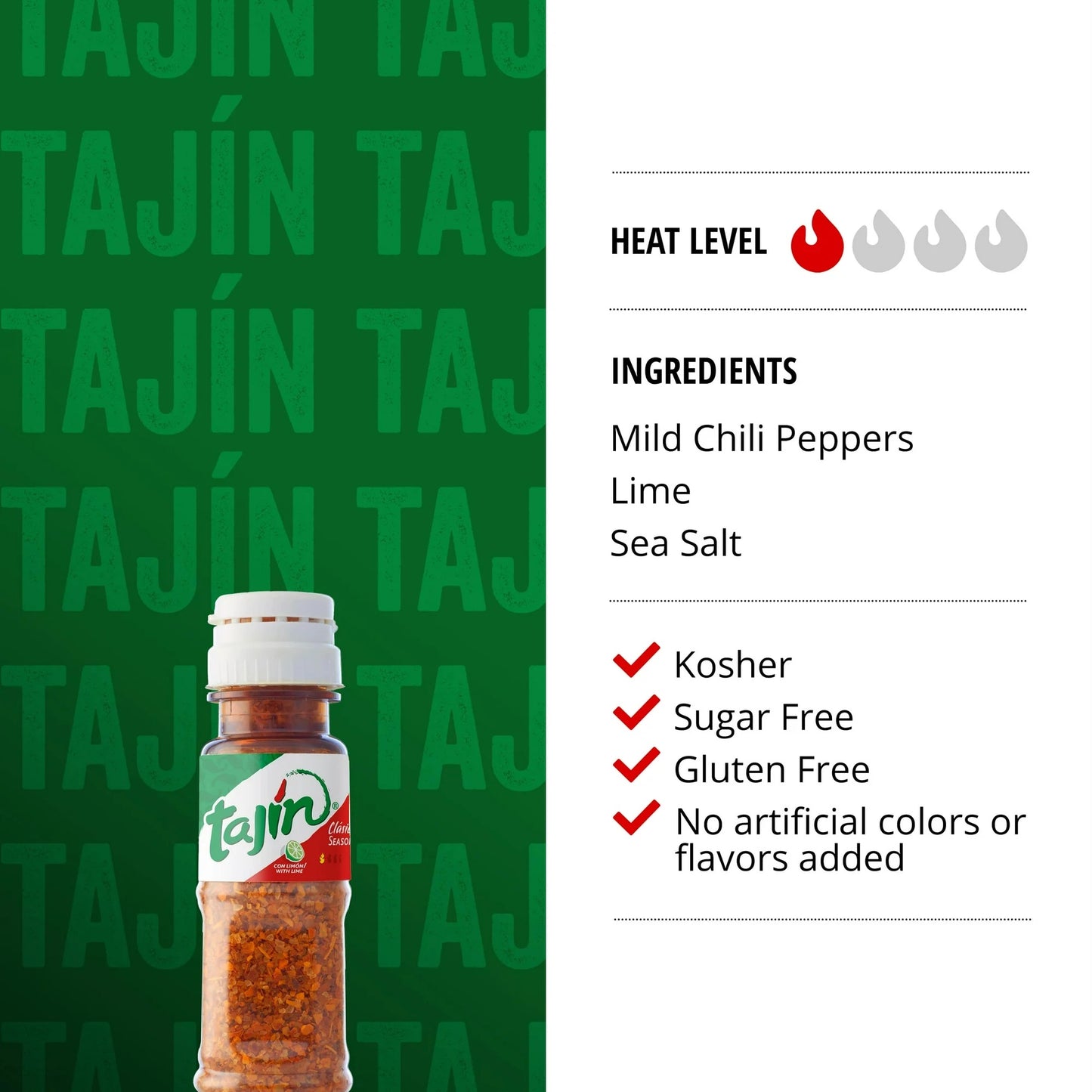 Tajin Mini 40 Piece Box - Mexican Chili Lime Seasoning, Spicy, Salty, Great for Fruit, Snacks, Drinks, Desserts