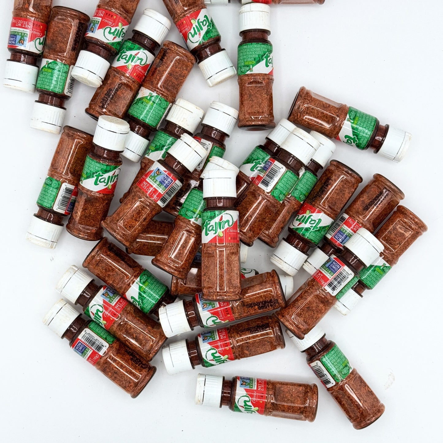 Tajin Mini 40 Piece Box - Mexican Chili Lime Seasoning, Spicy, Salty, Great for Fruit, Snacks, Drinks, Desserts