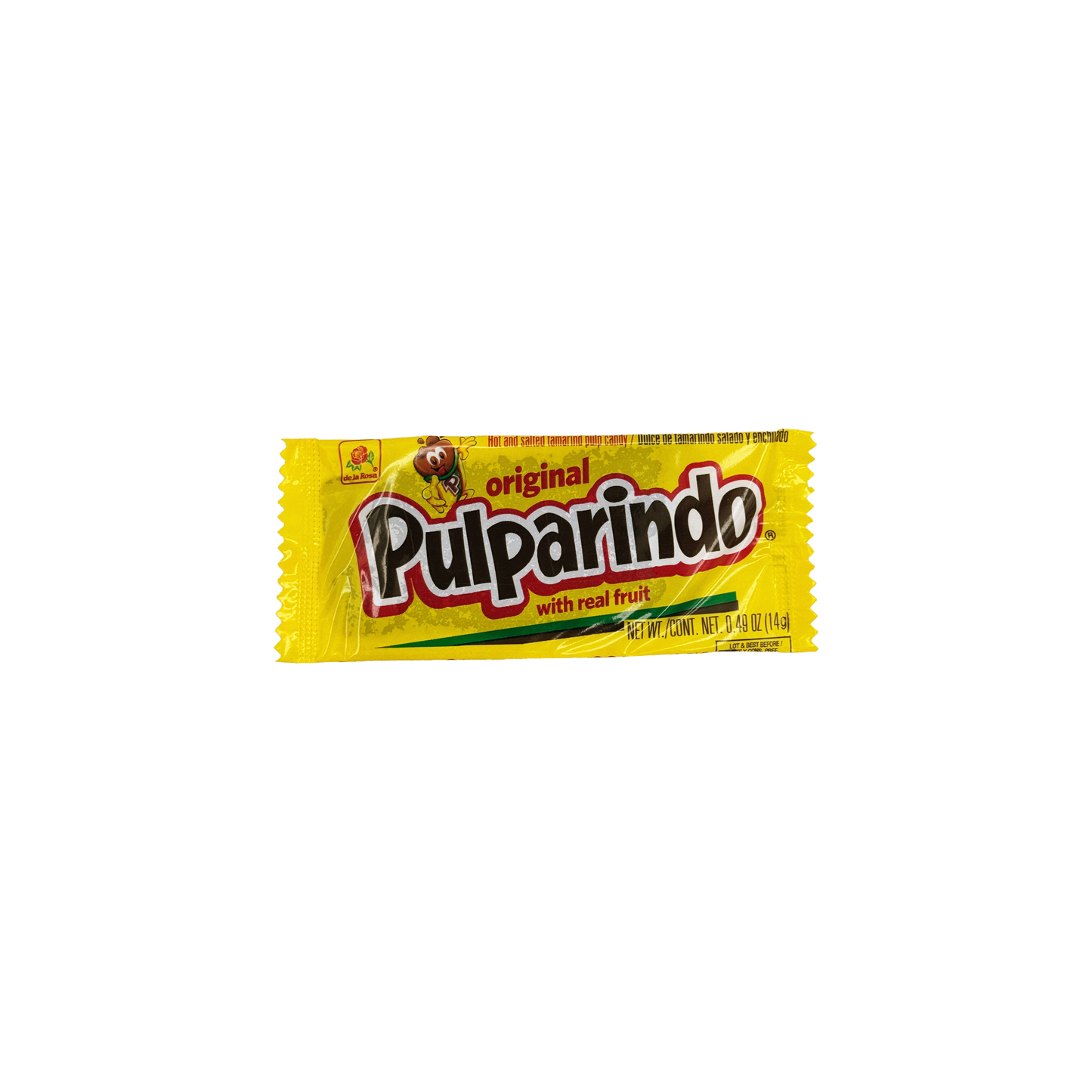 Pulparindo Original Tamarind bar, 20 Count box Mexican Candy Dulces Mexicanos Spicy Tangy Sweet Candy Snack Candies Tamarindo