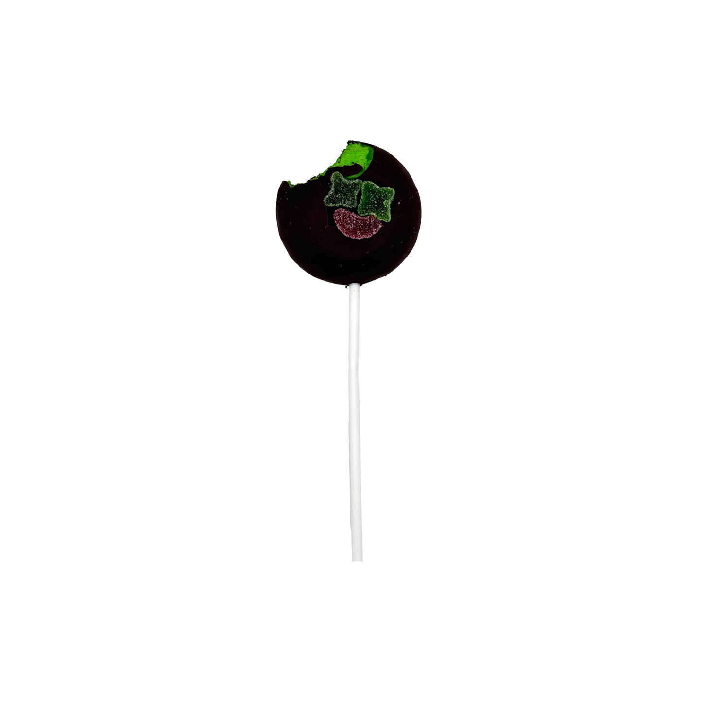 Ricolino Paleta Payasusto Halloween Marshmallow Lollipops with Chocolate, 10 Count Box Mexican Candy Dulces Mexicanos Dia De Los Muertos