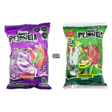 Pelon Peloneta – Tamarindo or Chamoy Lollipop with Chili Filling (18-Pack)