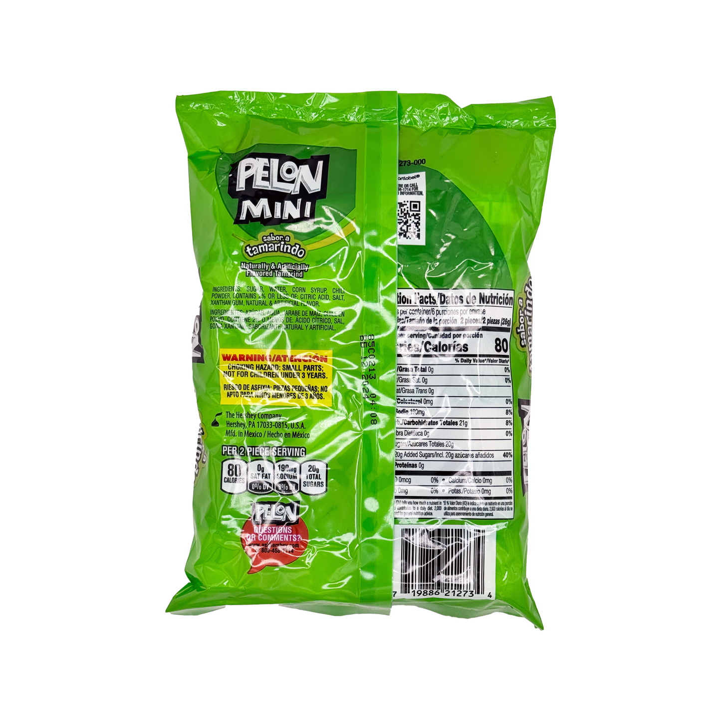 MINI Pelon Pelo Rico, 12 Pack Bag, Spicy tamarind flavored soft candy Mexican candy Dulces Mexicanos Dulce De Tamarindo Sweet