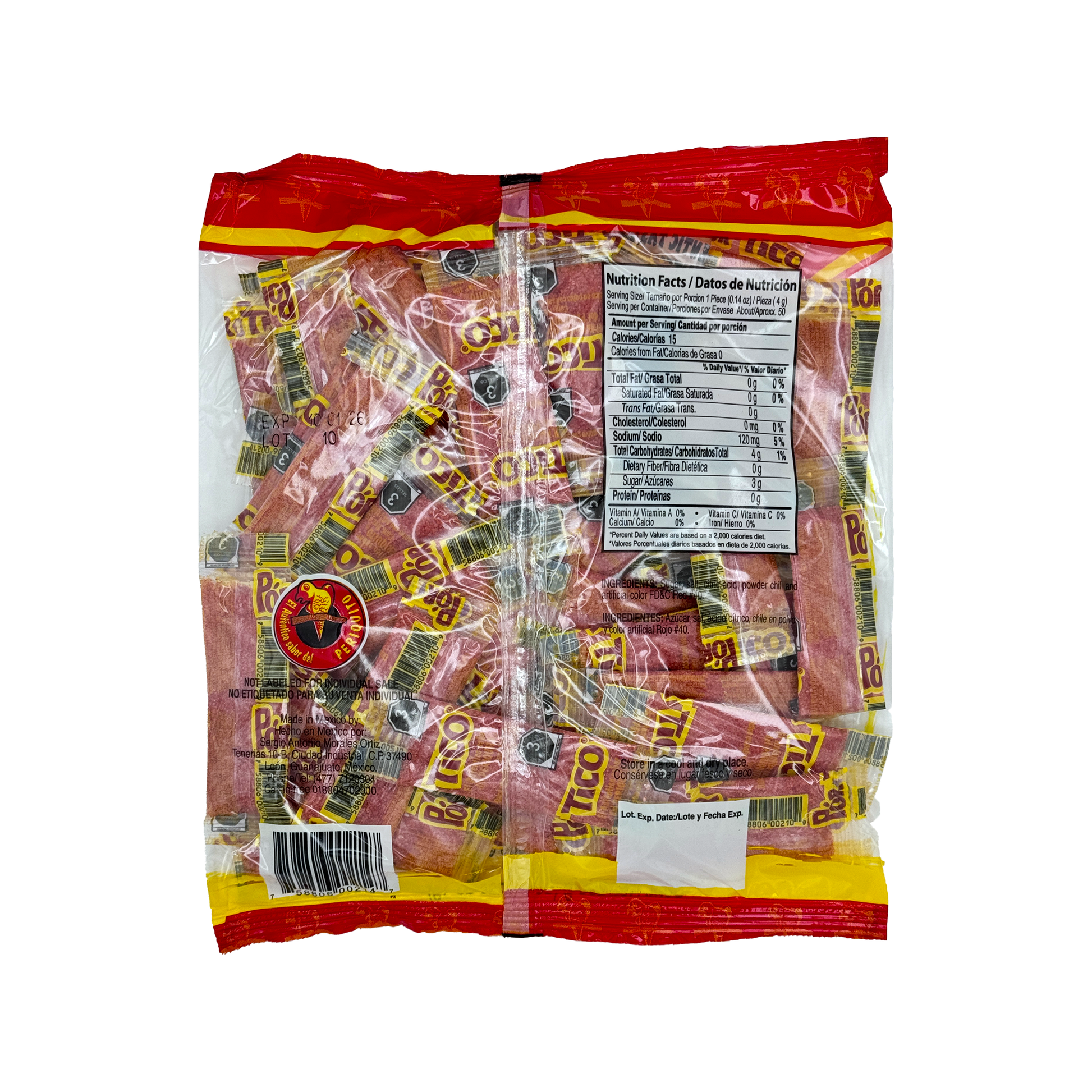 Por Tico Spicy Powder 25-Count - Sabores De Mexico
