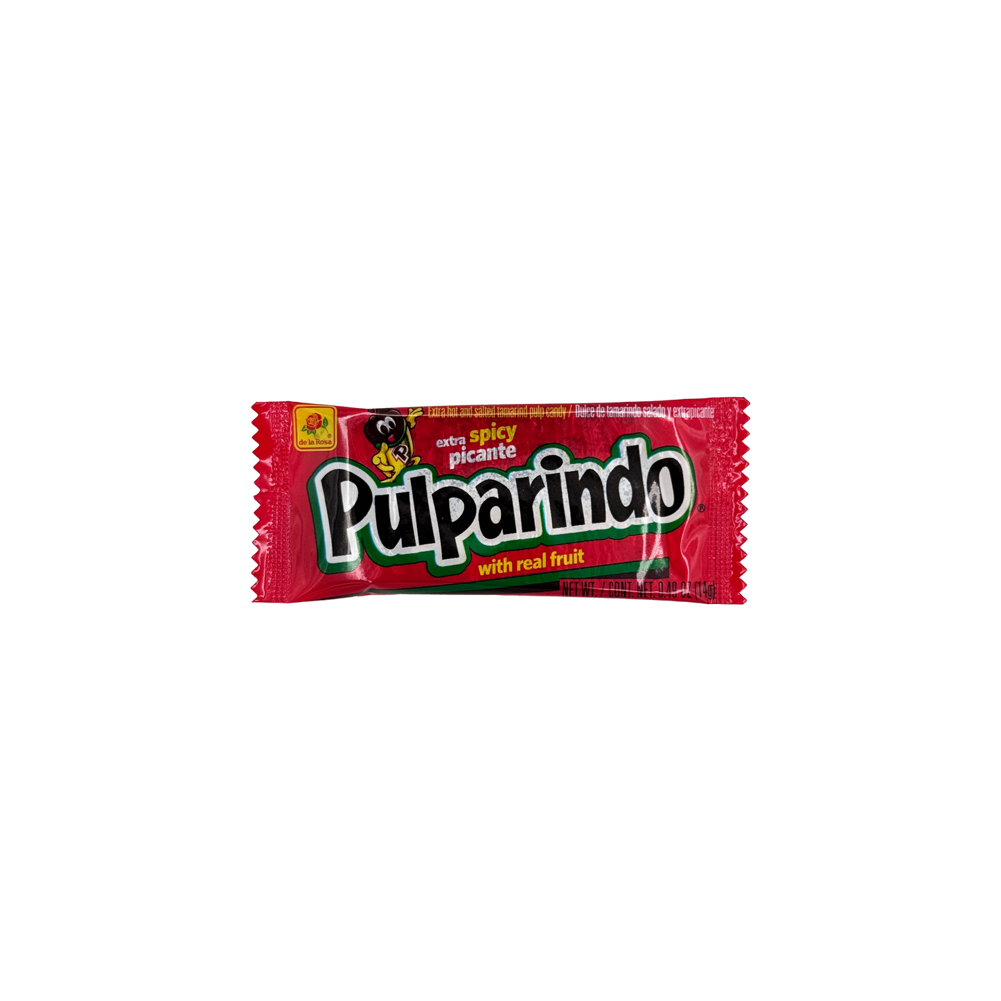 Pulparindo Extra Spicy Tamarind bar, 20 Count box Mexican Candy Dulces Mexicanos Spicy Tangy Sweet Snack Candies