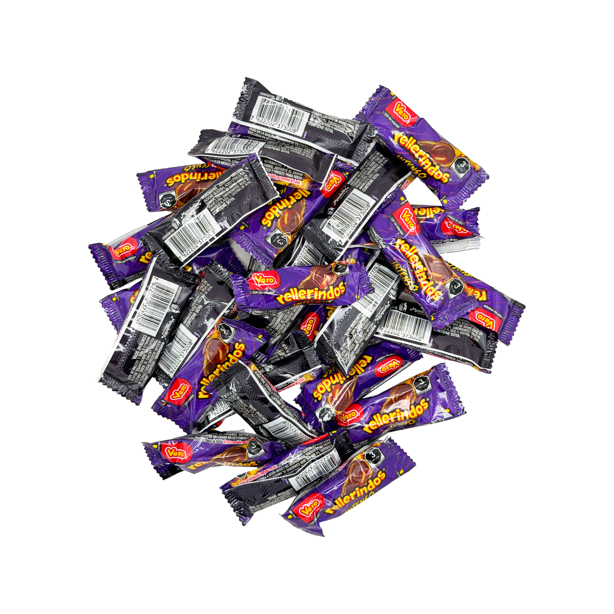 Vero Rellerindo Intenso 30 Count - Extra Spicy Tamarind Hard Candy with Chili Filling