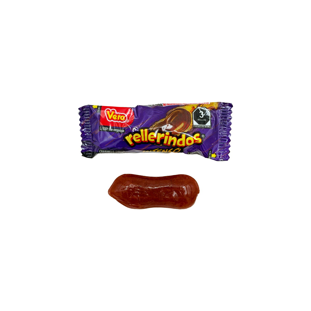 Vero Rellerindo Intenso 30 Count - Extra Spicy Tamarind Hard Candy with Chili Filling