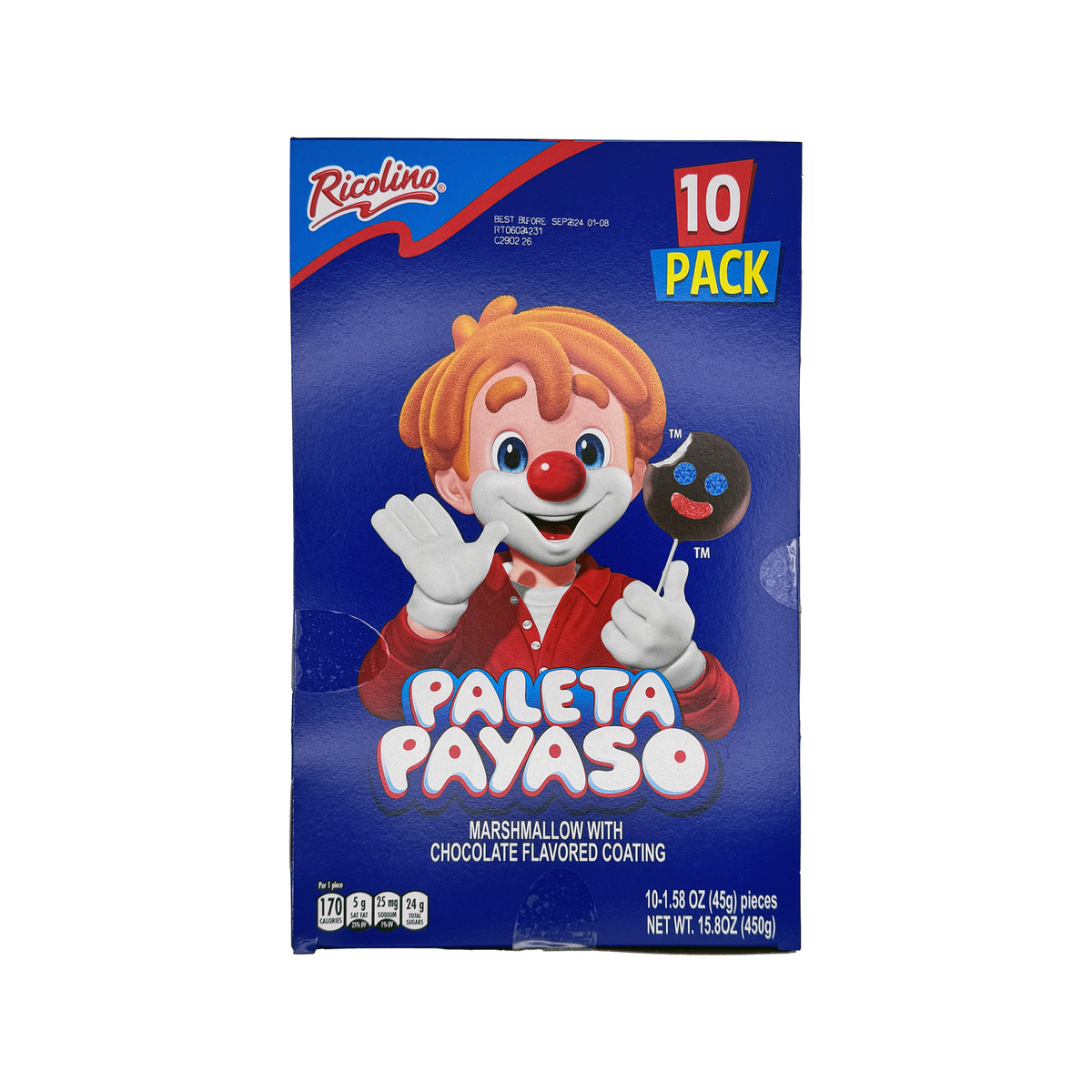 Ricolino Paleta Payaso - 10-Count – Sabores De Mexico