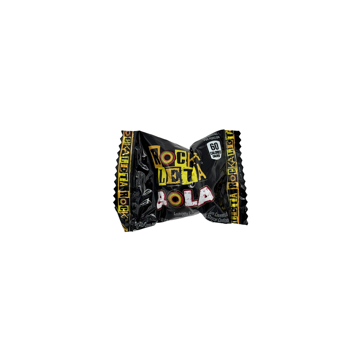 Rockaleta Bola with Bubble Gum Center, 10 Count Mexican Candy Dulces Mexicanos Spicy Tangy Sweet Snack Jawbreaker