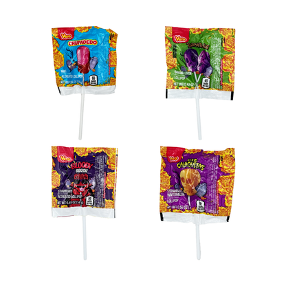 Vero Dulce Susto – 40-Count Halloween Lollipops | Día de los Muertos Candy Mix