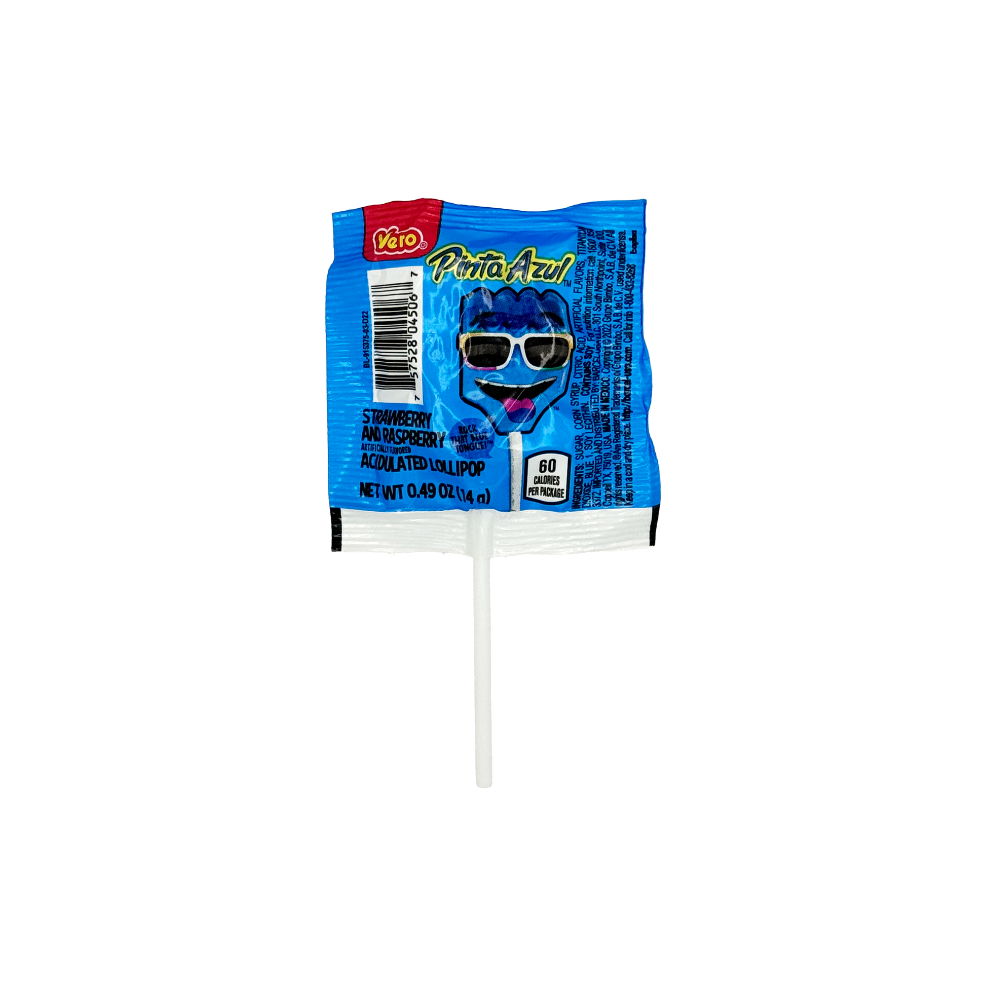 Vero Pinta Azul Lollipops - 40-Count - Sabores De Mexico
