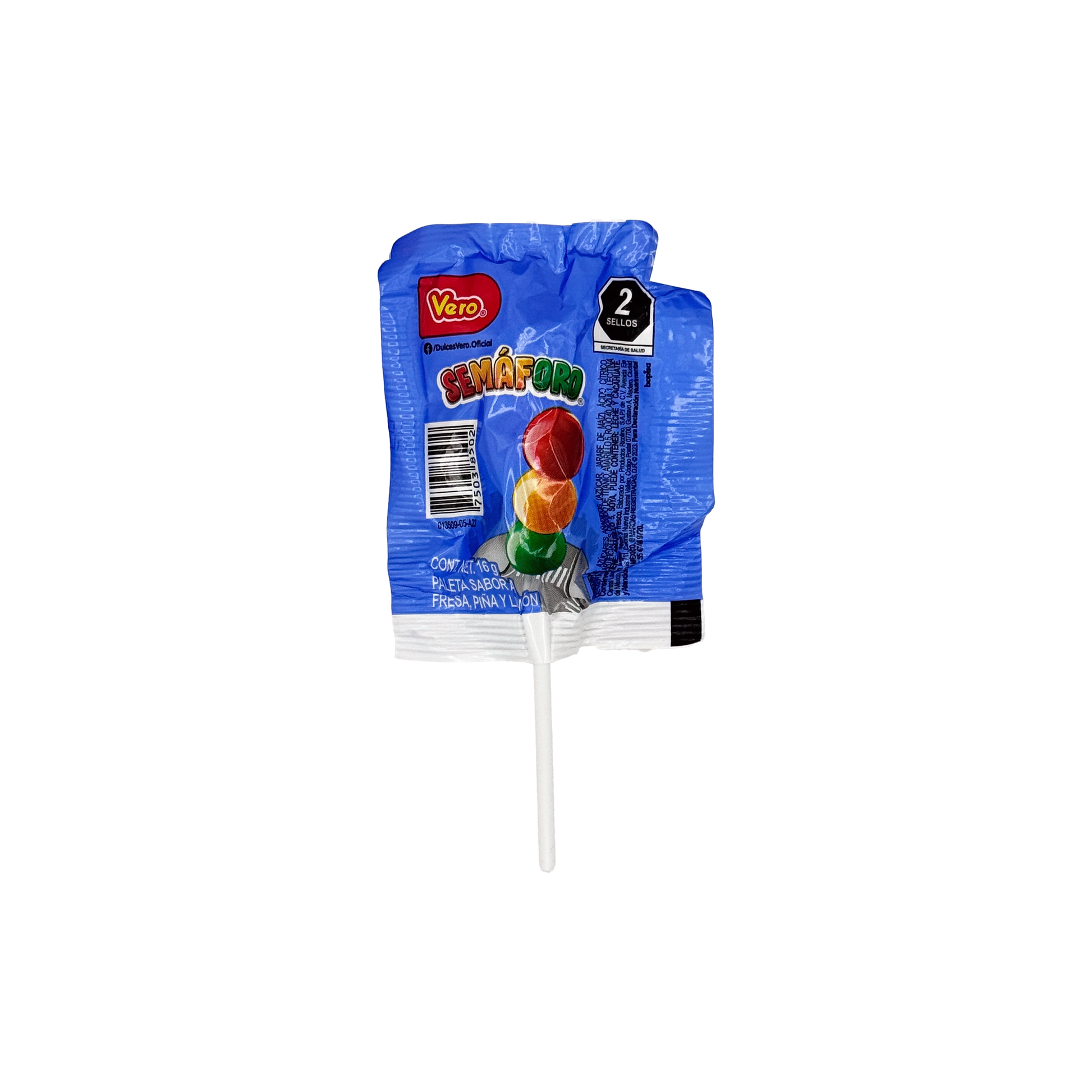 Vero Semaforo Lollipops - 40-Count - Sabores De Mexico